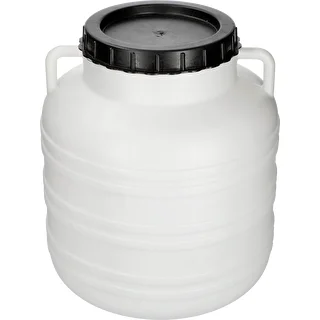 Bidón para fermentación 30 L - blanco, con asas