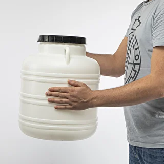 Barril para Encurtidos - blanco, asas, 40 L – photo 9