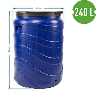 Barril para encurtidos 240L azul – photo 9