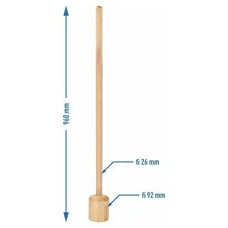 Machacador de repollo de madera grande 100cm – photo 3