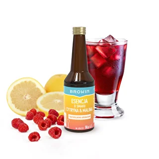 Esencia con sabor a limón y frambuesa: 40 ml, para 4 l – photo 3