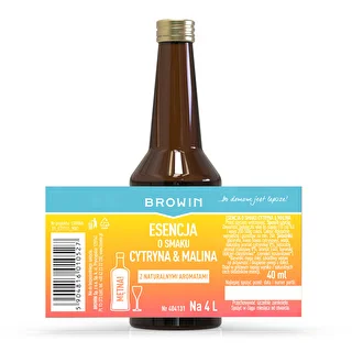 Esencia con sabor a limón y frambuesa: 40 ml, para 4 l – photo 4