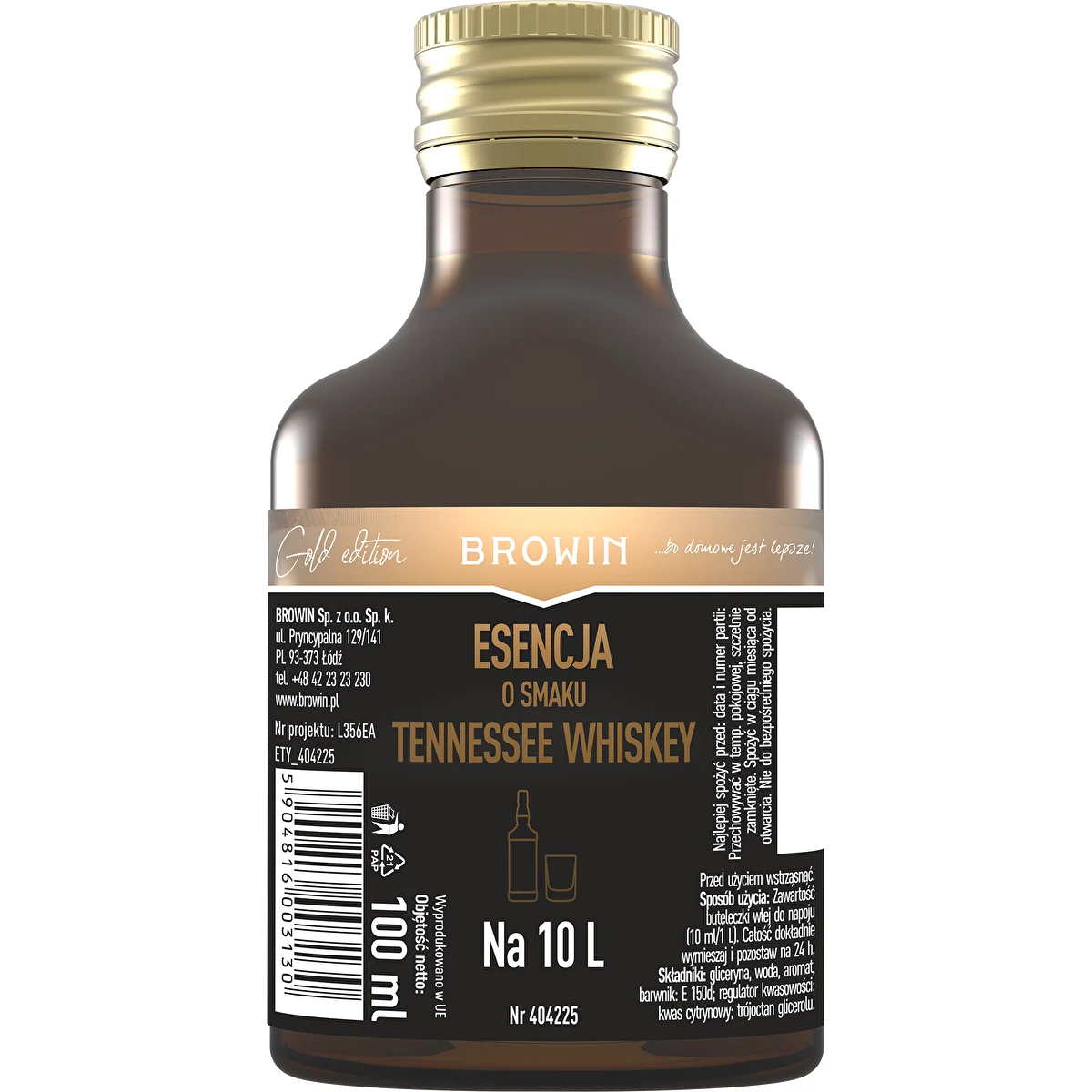 Esencia con sabor a Tennessee Whiskey para 10 L - 100 ml
