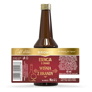Esencia con sabor a Cereza con brandy, 40 ml - para 4 L – photo 4