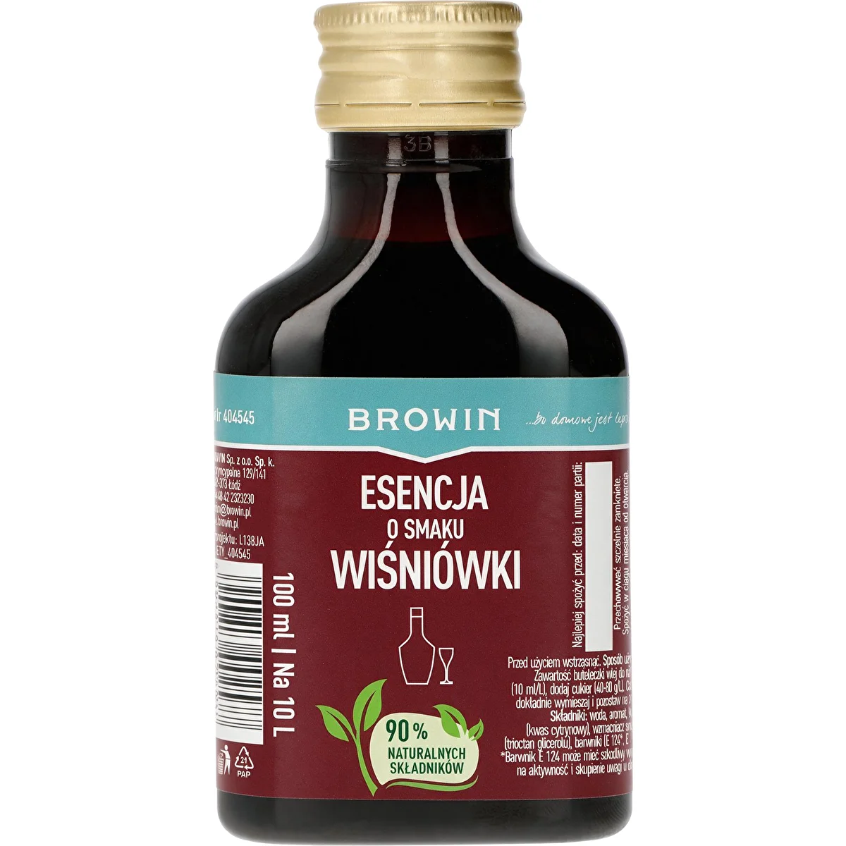 Esencia con sabor a cereza para 10 L - 100 ml