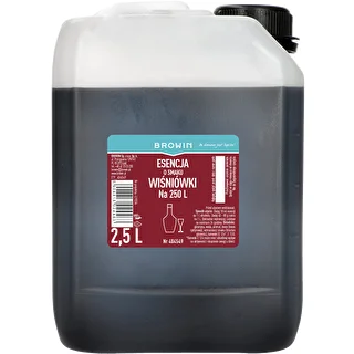 Esencia con sabor a licor de cereza, 2.5 L para 250 L de bebida lista