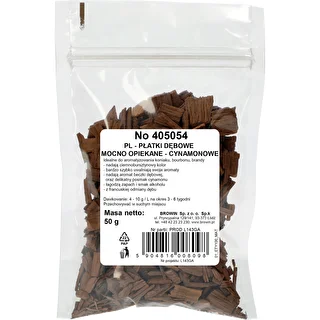 Copos de roble muy tostados con canela 50 g – photo 2