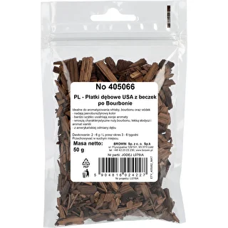 Copos de roble americano, muy tostados, de barriles de bourbon, 50 g – photo 2