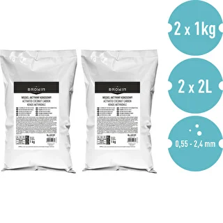 Carbón activado de coco 1 kg x 2 - conjunto – photo 2