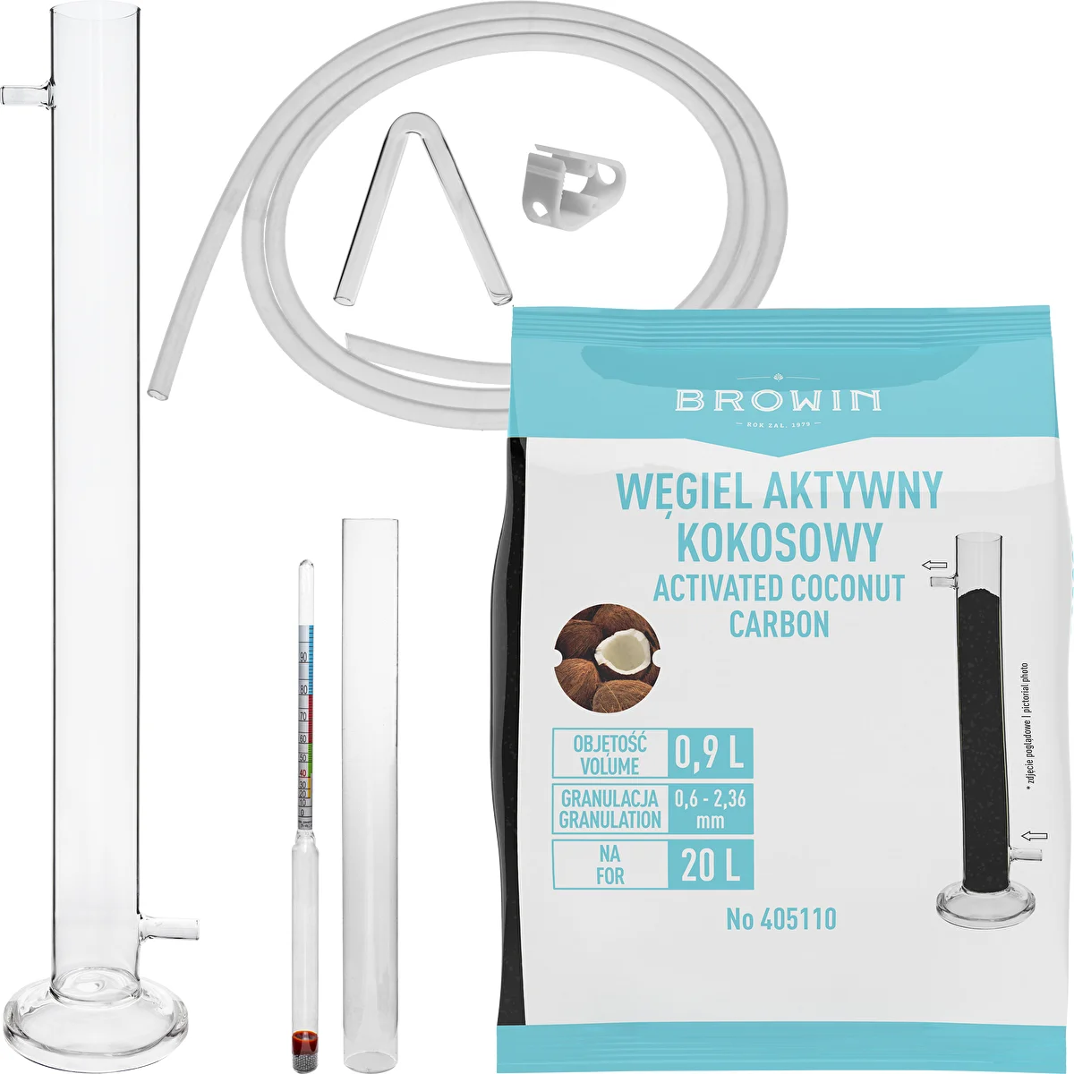 Kit de columna de filtración con accesorios