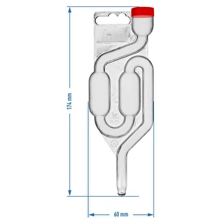 Tubo de fermentación MAXI con tapón protector – photo 3