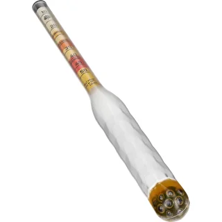 Hidrómetro para hidromiel irrompible con probeta, rango de medición 10-50°Blg – photo 2