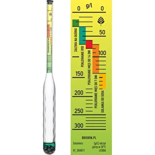 Salinómetro irrompible con probeta, rango de medición: 0-300 g de sal/L – photo 4