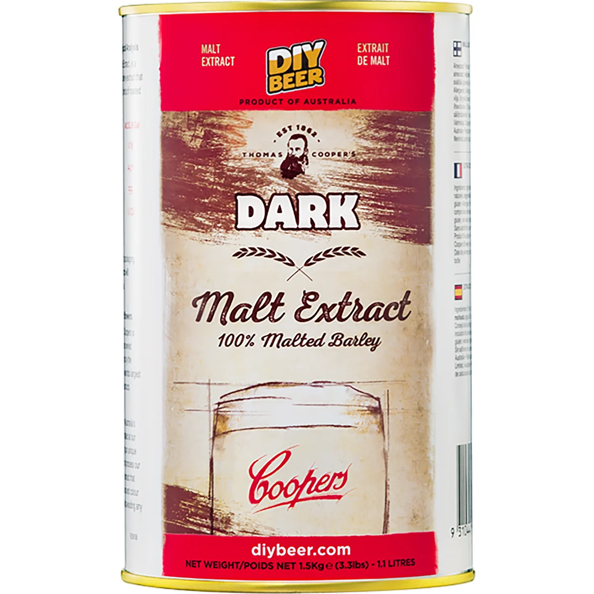 Extracto de malta oscuro Coopers Dark
