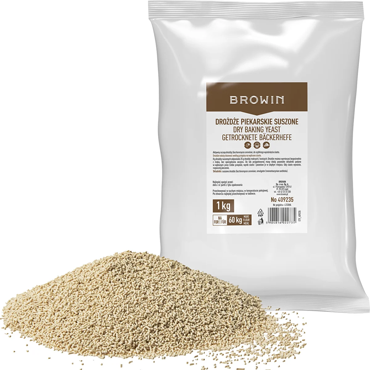 Levadura de panadería seca - 1000g