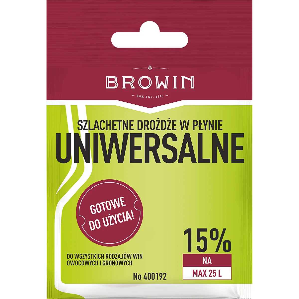 Levadura de vino Universal sin propagación-20ml