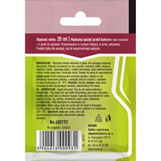 Levadura de vino Universal sin propagación-20ml – photo 2
