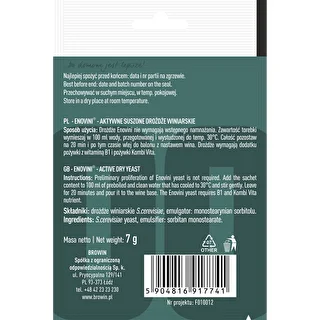 Levadura para vino Enovini® 7g – photo 2