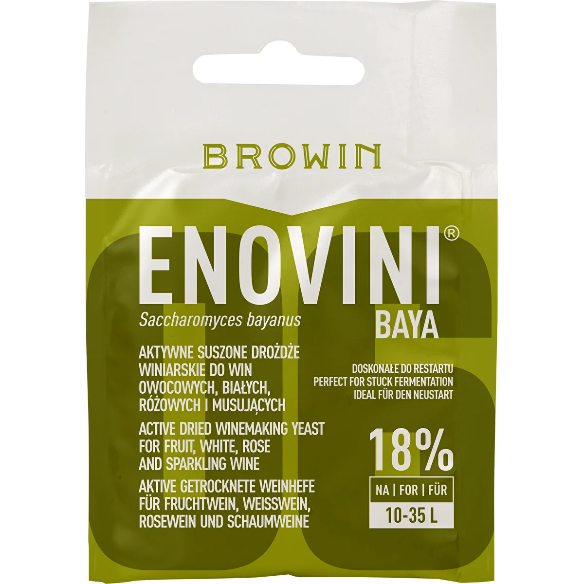 Levaduras para vino Enovini BAYA, 7 g