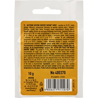 Levadura enológica ENOVINI® Honey 10g – photo 2