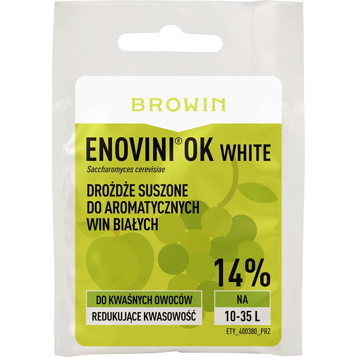 Enovini OK WHITE levadura que reduce la acidez