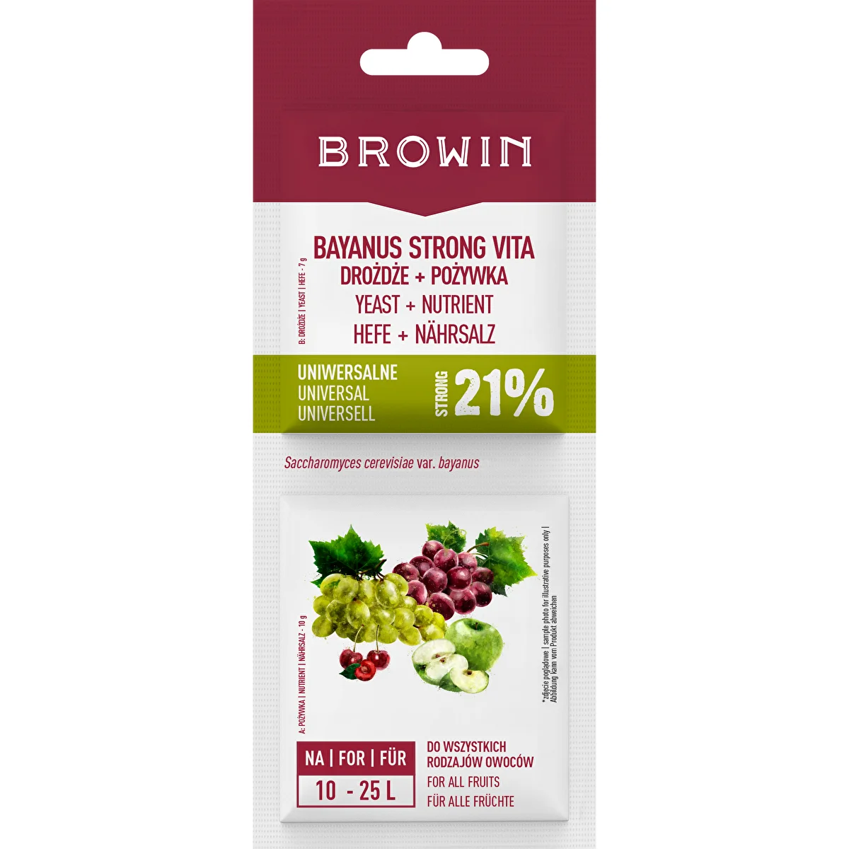 Levadura Bayanus + nutriente Universal 21% - 17g