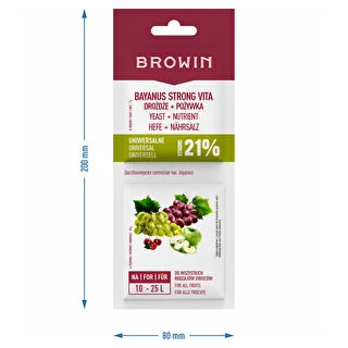 Levadura Bayanus + nutriente Universal 21% - 17g – photo 3