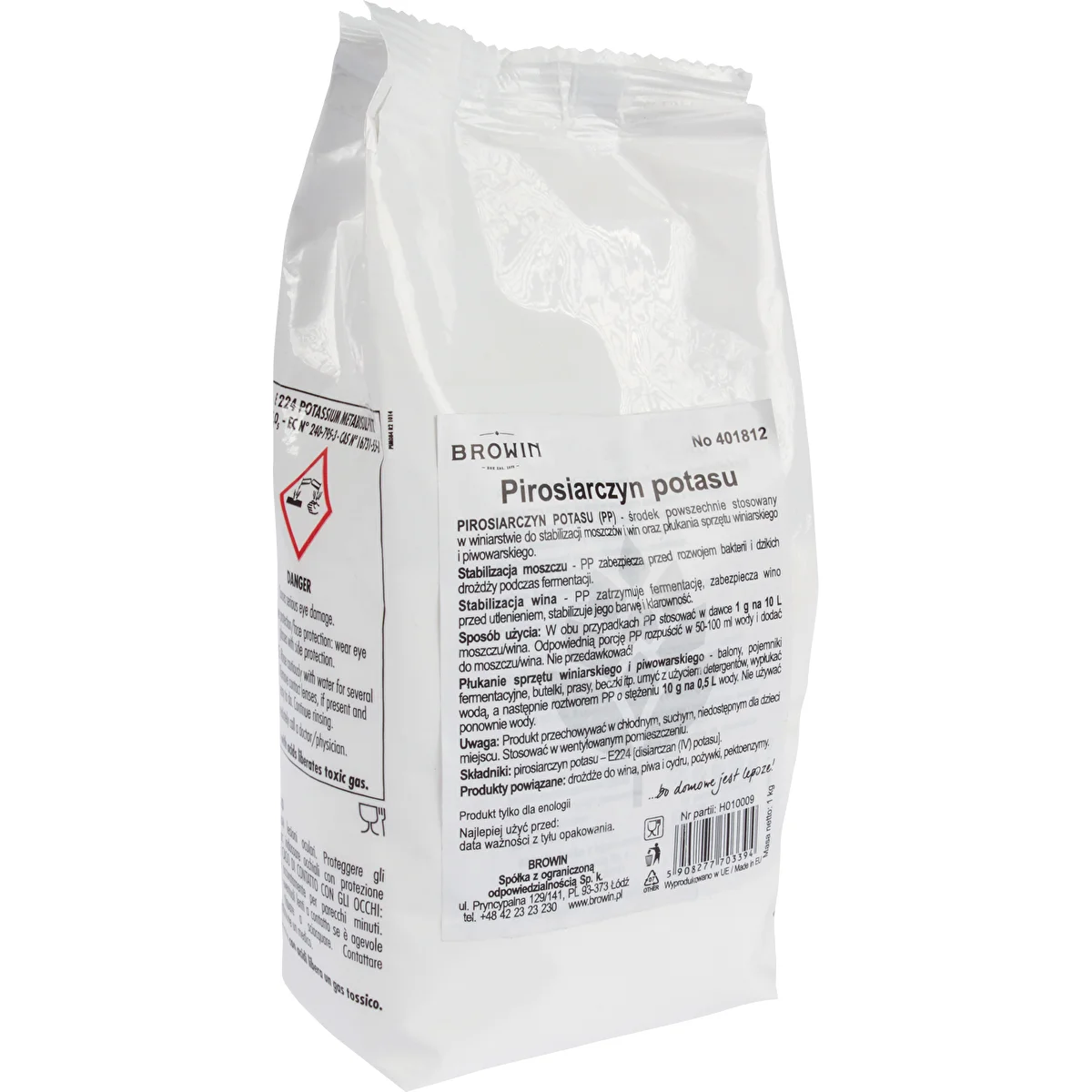 Metabisulfito de potasio 1 kg