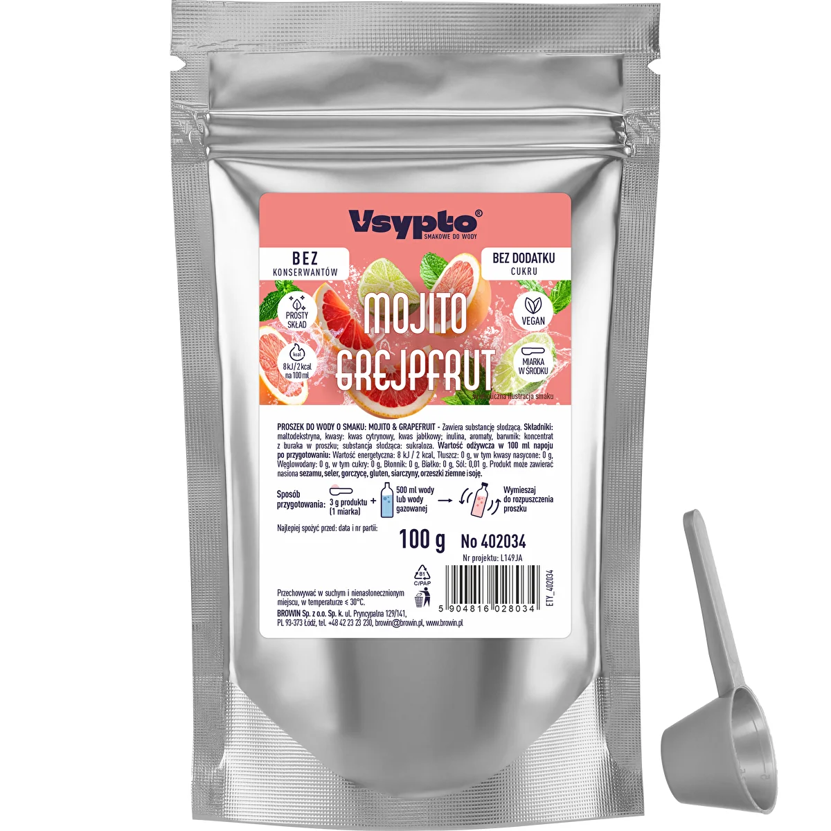 VSYPTO de sabor Mojito Pomelo, 100 g