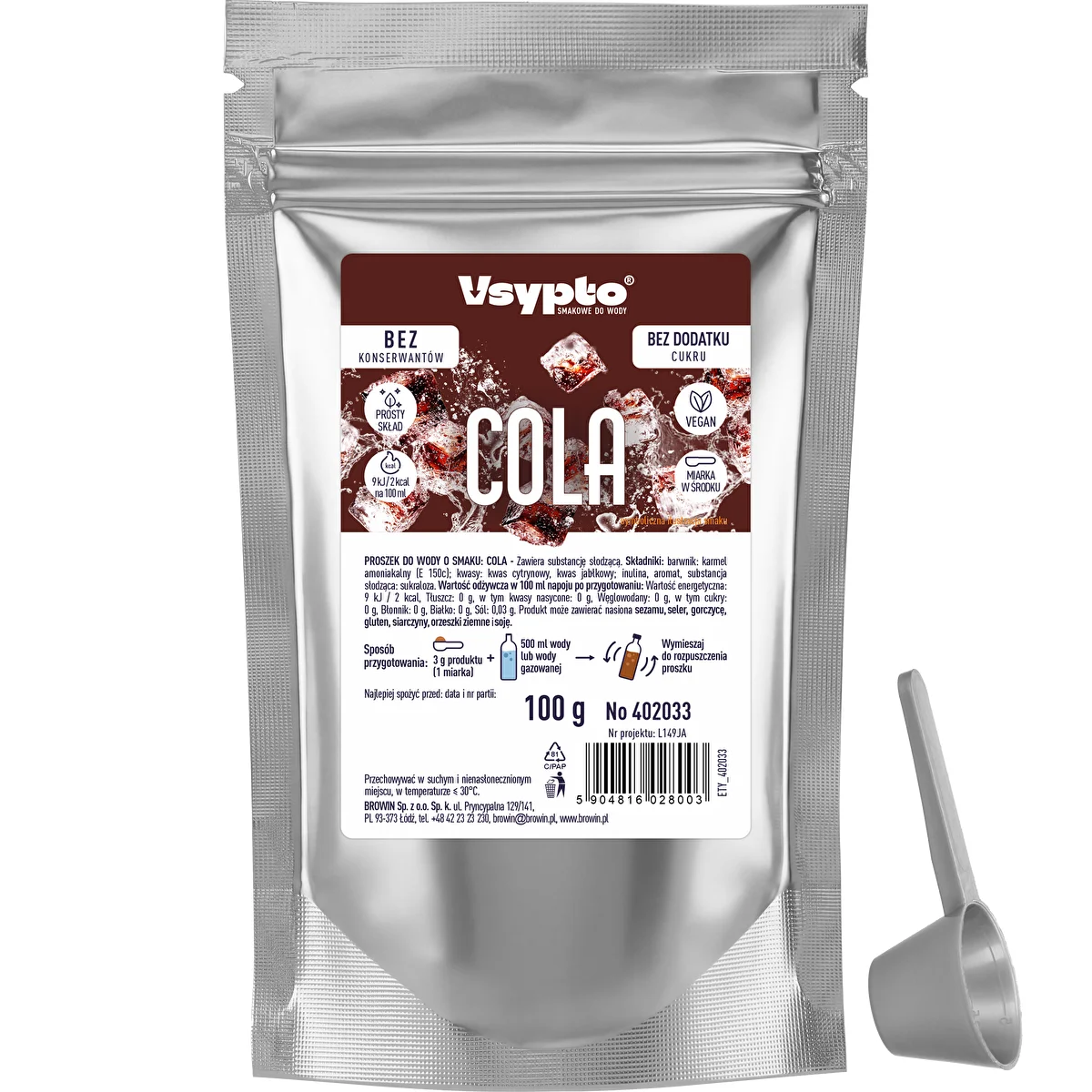 VSYPTO sabor Cola, 100 g