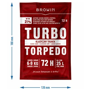 Levadura de destilería Turbo Torpedo 72h 21% - 120 g – photo 5