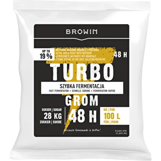 Levadura destiladora Turbo Grom 48h 100L
