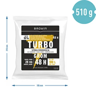 Levadura destiladora Turbo Grom 48h 100L – photo 5