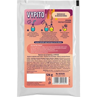 VYPITO 12%, sobre para 18 cócteles – Maracuyá-Melocotón, 126 g – photo 4
