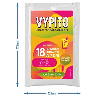 VYPITO 12%, sobre para 18 cócteles – Multitropic, 126g – photo 4