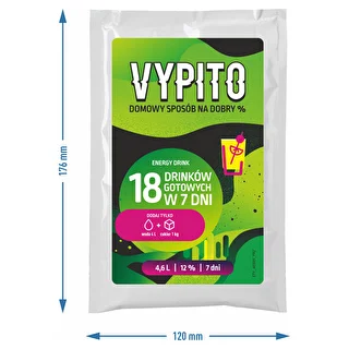 VYPITO 12%, sobre para 18 bebidas - Bebida energética, 126 g – photo 4