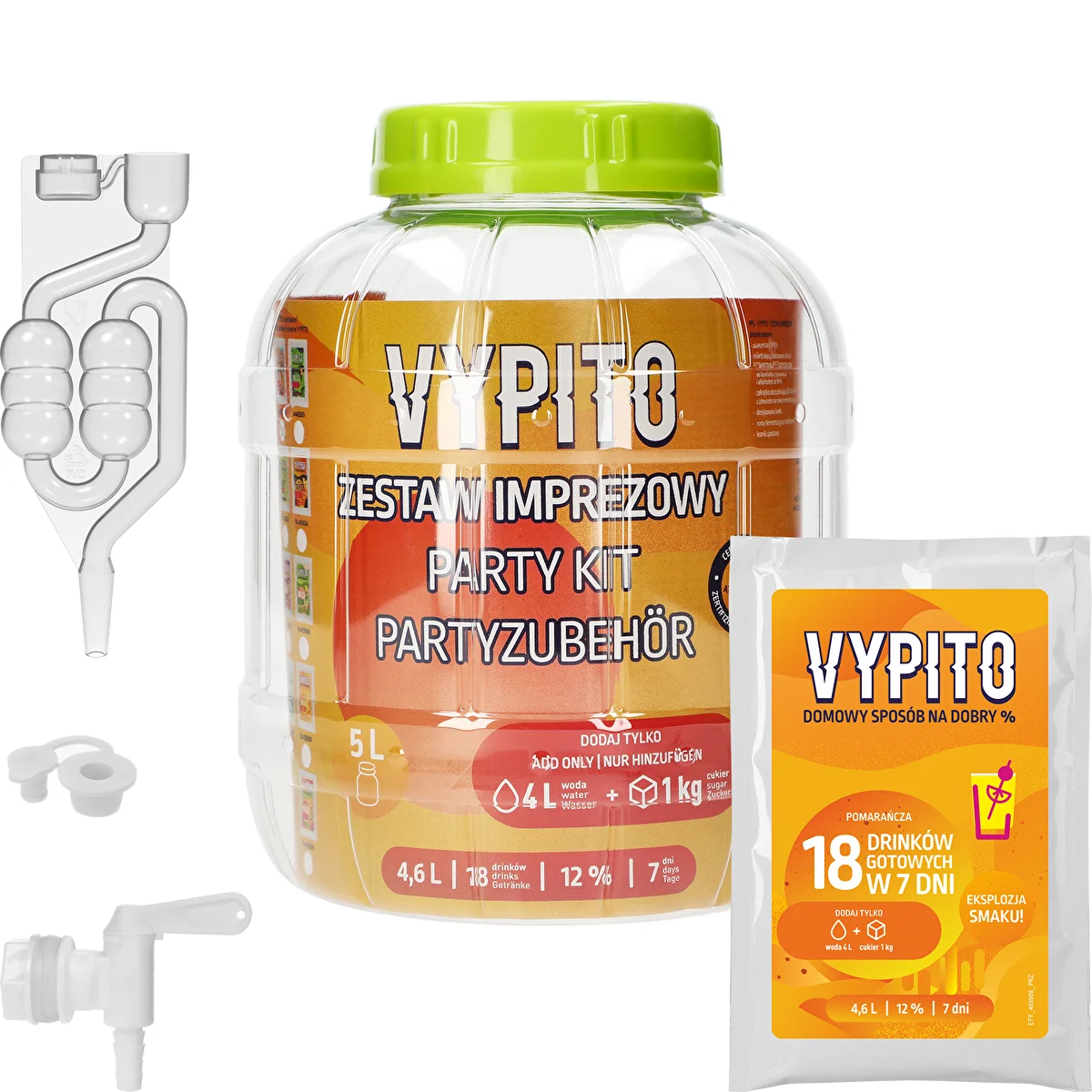 Kit para fiestas - Vypito Naranja