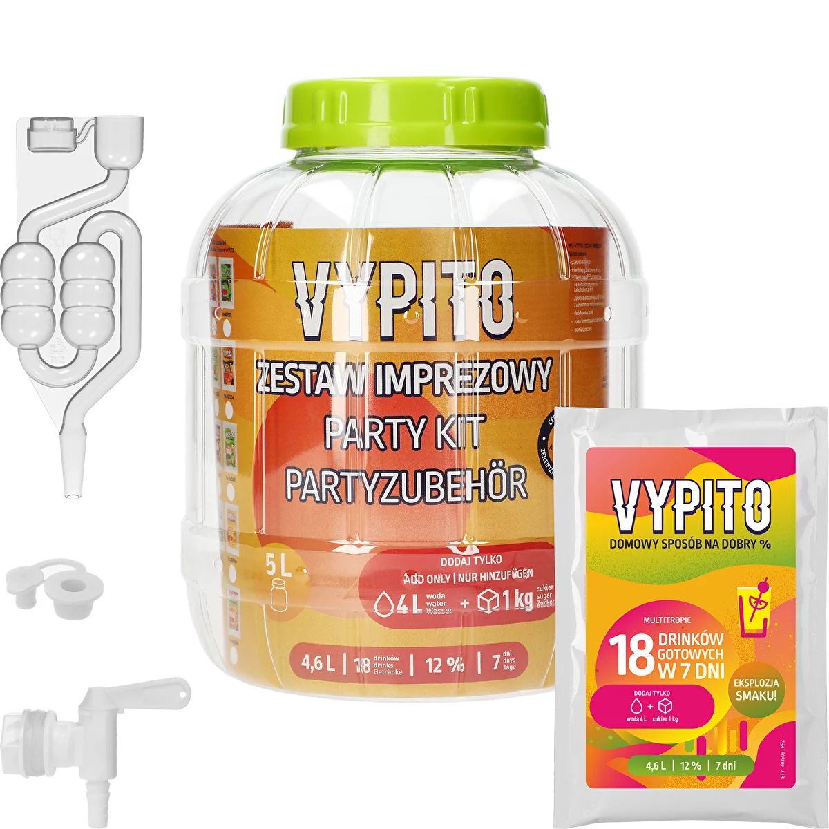 Kit para fiestas - Vypito Multitropic
