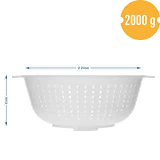 Molde de queso koryciński Ø 21/11x8,5cm para 2000g – photo 7
