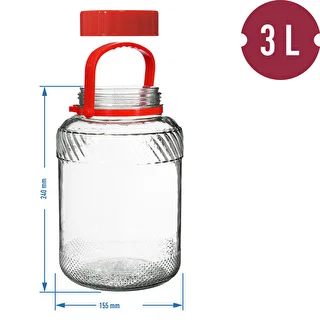Tarro de 3L con tapa de plástico – photo 6