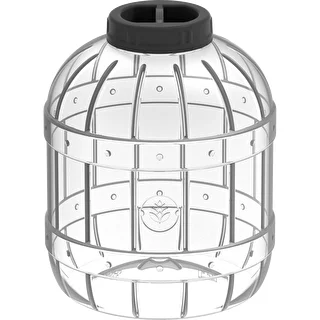 Tarro multifuncional con tapa negra, 10L
