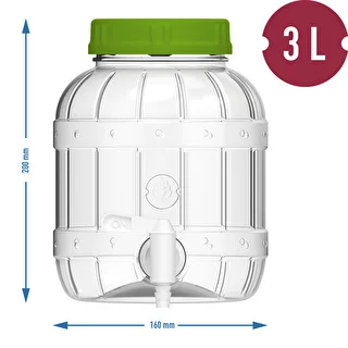 Tarro multifuncional con grifito 3L – photo 6