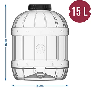 Tarro multifuncional de 15L con tapa – photo 5