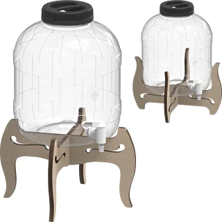 Tarro multifuncional con grifo 8L + soporte de madera – photo 5