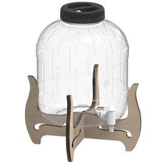 Tarro multifuncional con grifo 8L + soporte de madera – photo 4