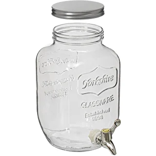 Tarro para limonada, con grifo - de vidrio, 4 L – photo 2