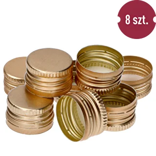 Tapa para botellas fi28/18 dorada - 8 uds. – photo 2