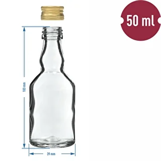 Botella Pequeña 50ml con tapa - 10 uds. – photo 6