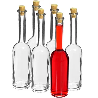 Botella para licor 100ml 6uds.+ 6 corchos KK14/10 – photo 2