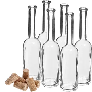 Botella para licor 100ml 6uds.+ 6 corchos KK14/10 – photo 3